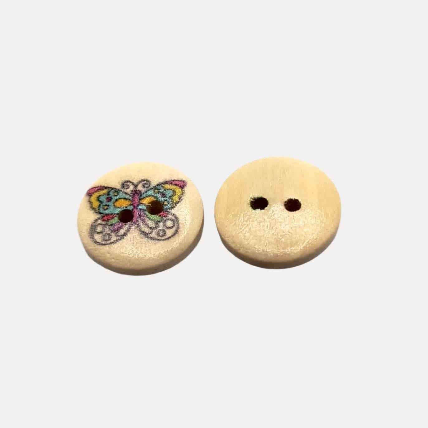 Intricate Butterfly Buttons