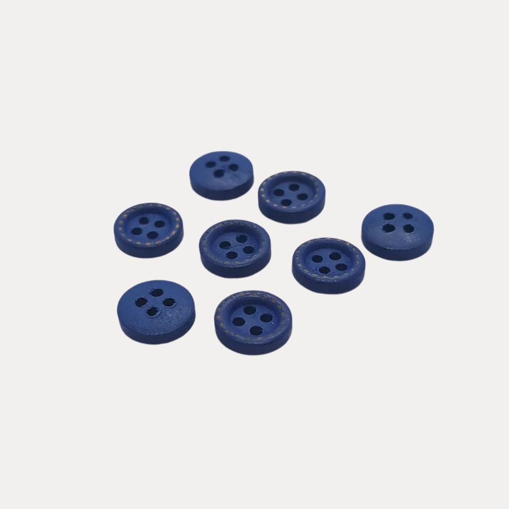 Rimmed Wood Buttons