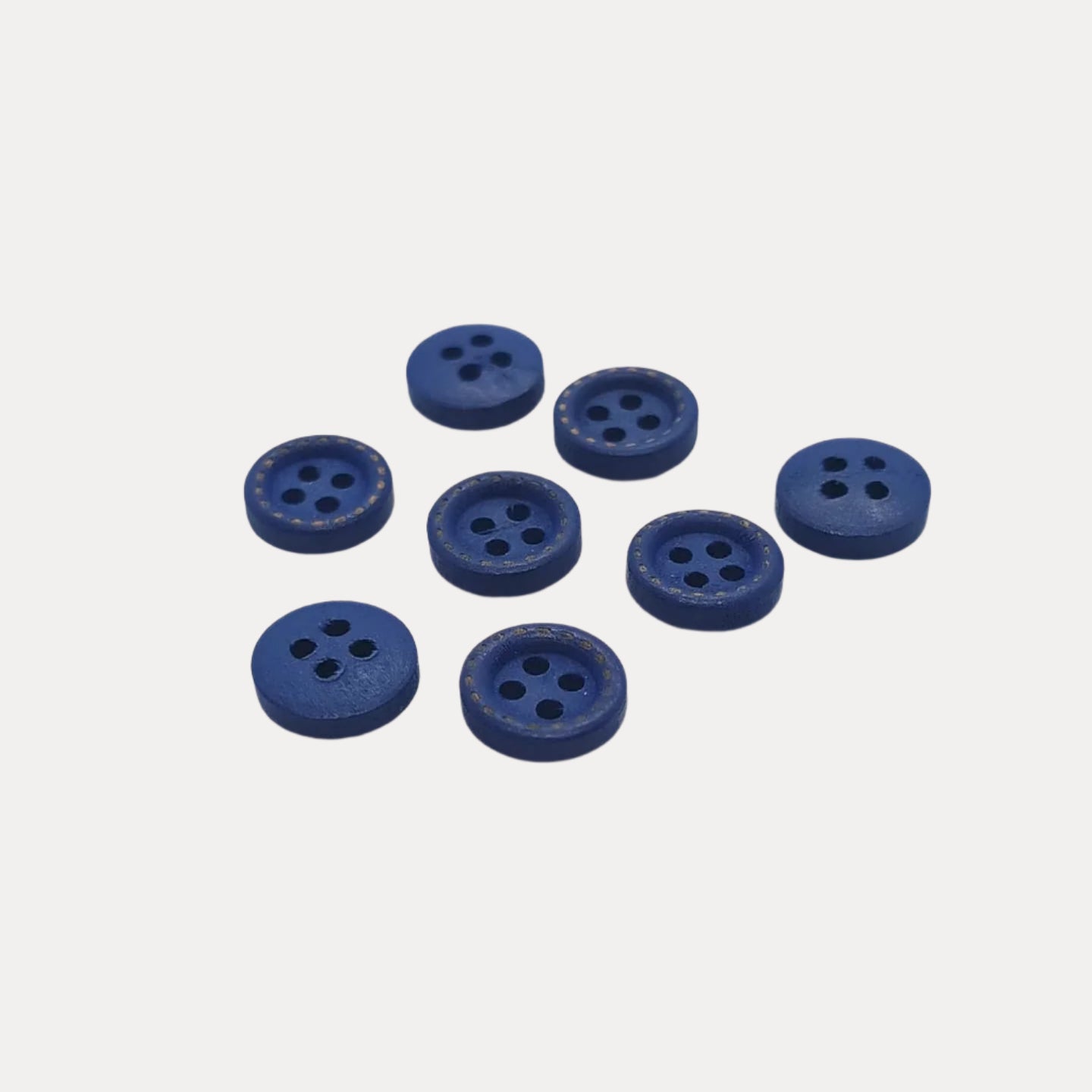 Rimmed Wood Buttons