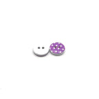 Polka Dot Wood Button