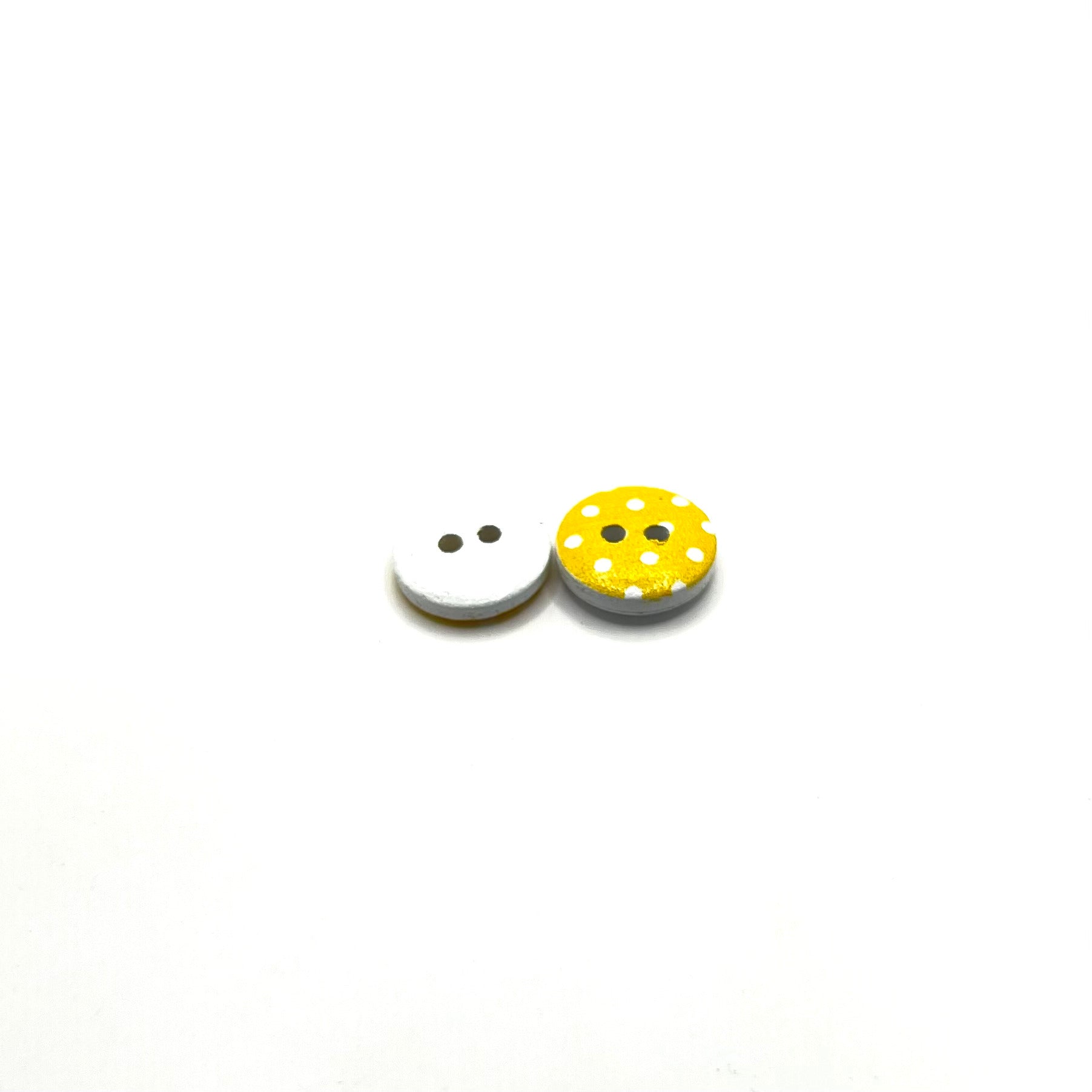 Polka Dot Wood Button