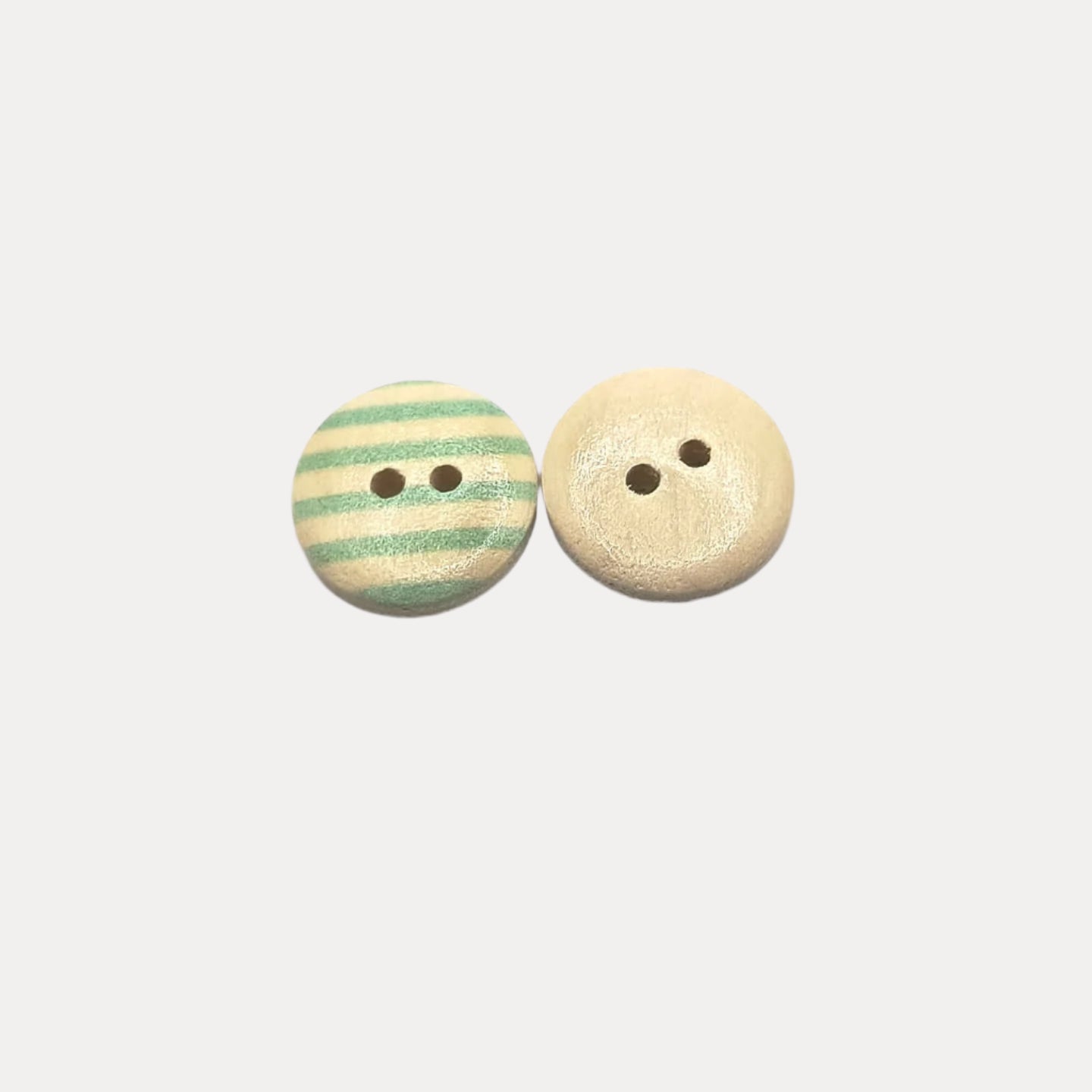 Light Green Wooden Buttons