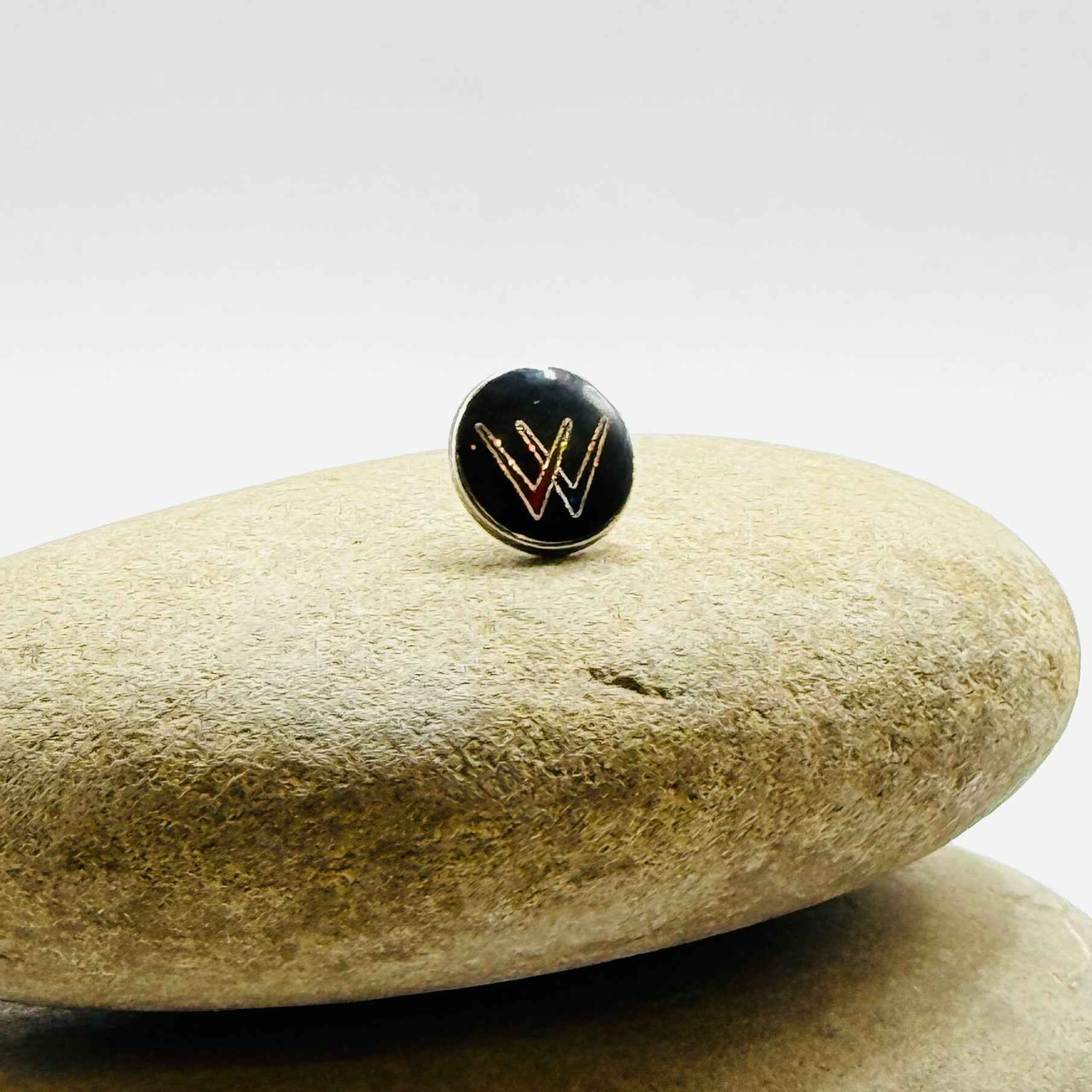 Bold W Emblem Pin