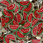 Watermelon Plastic Button