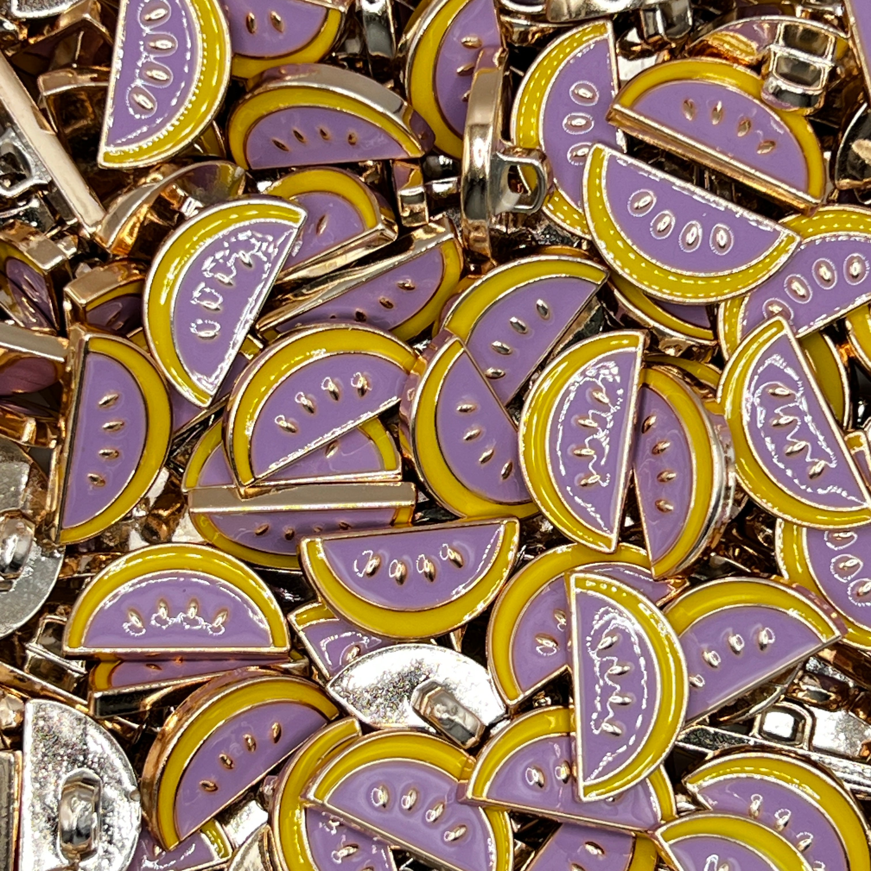 Watermelon Plastic Button