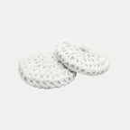 White Crochet Button