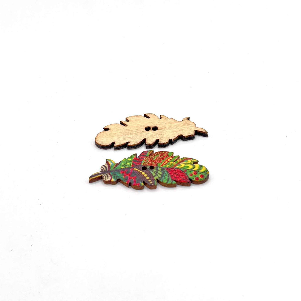 Wooden Boho Buttons