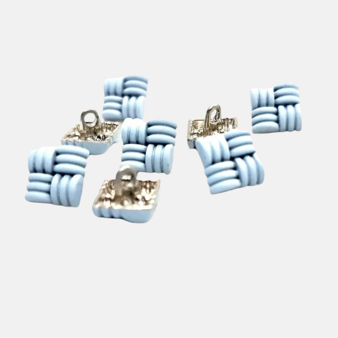 Woven Square Buttons