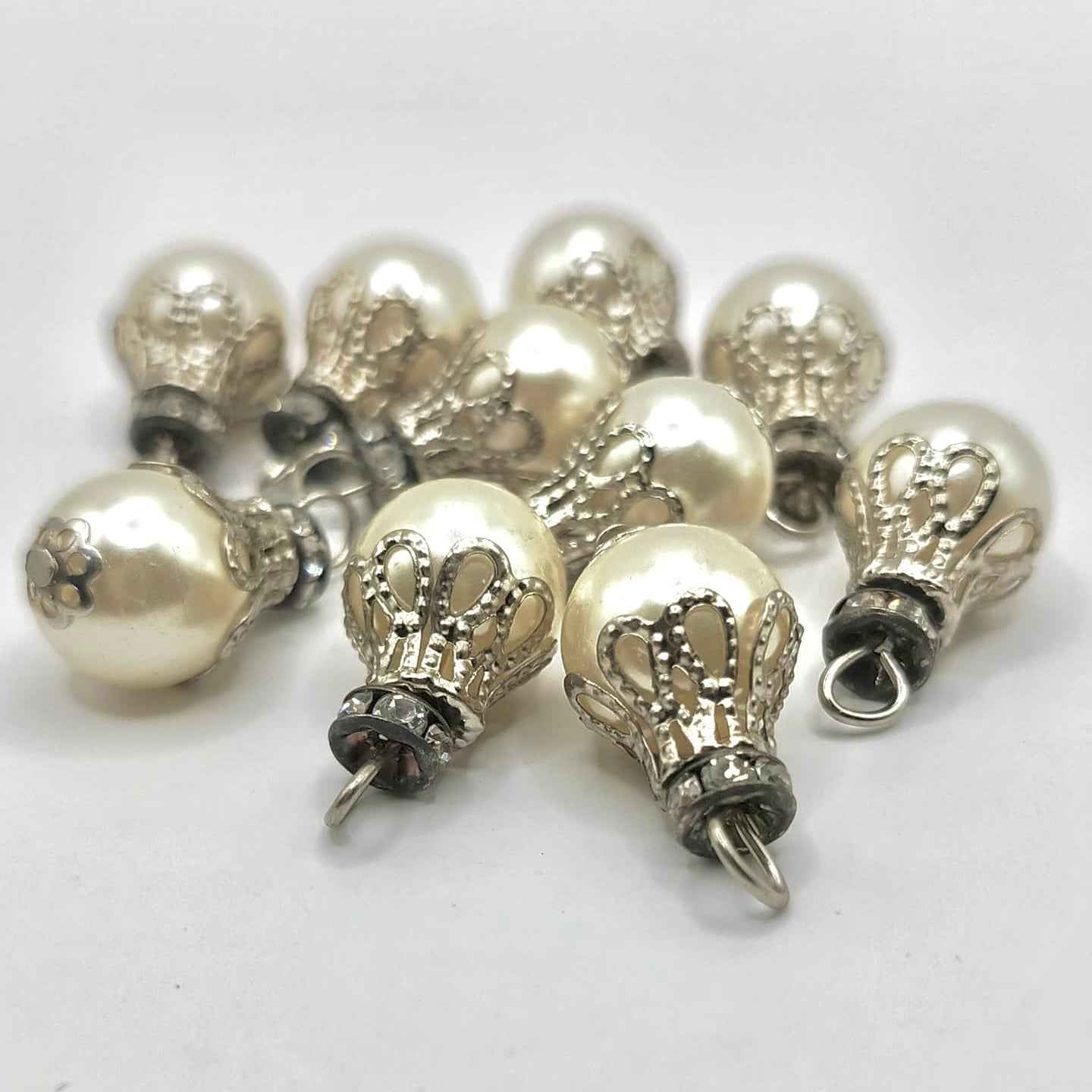 Ornate Pearl Charms