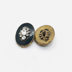 Sophisticated Oval Button