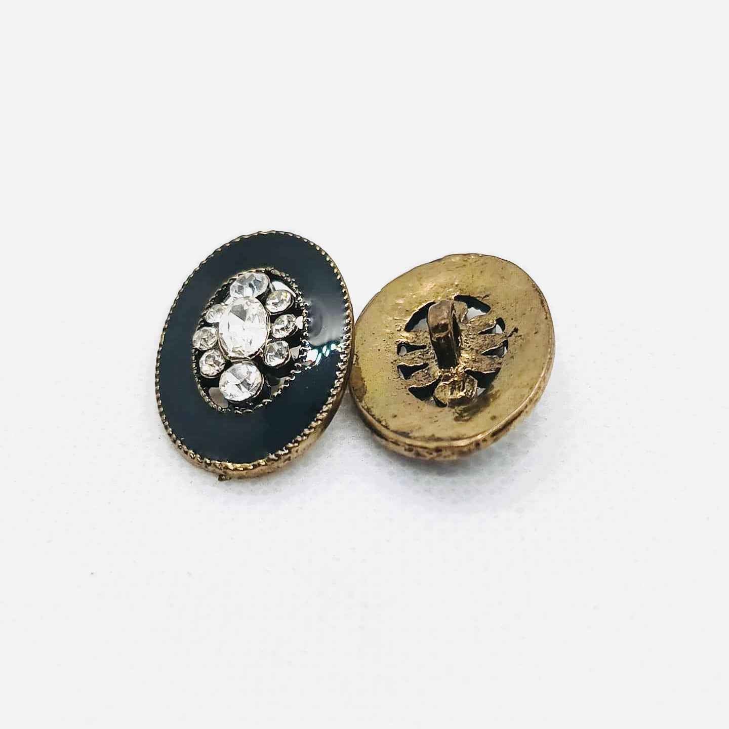 Sophisticated Oval Button