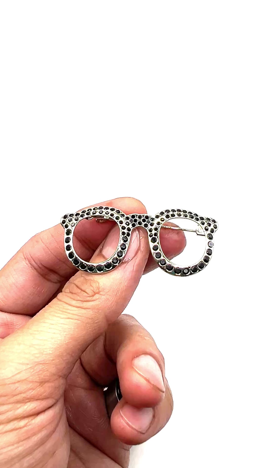 Chic Black Frame Pin